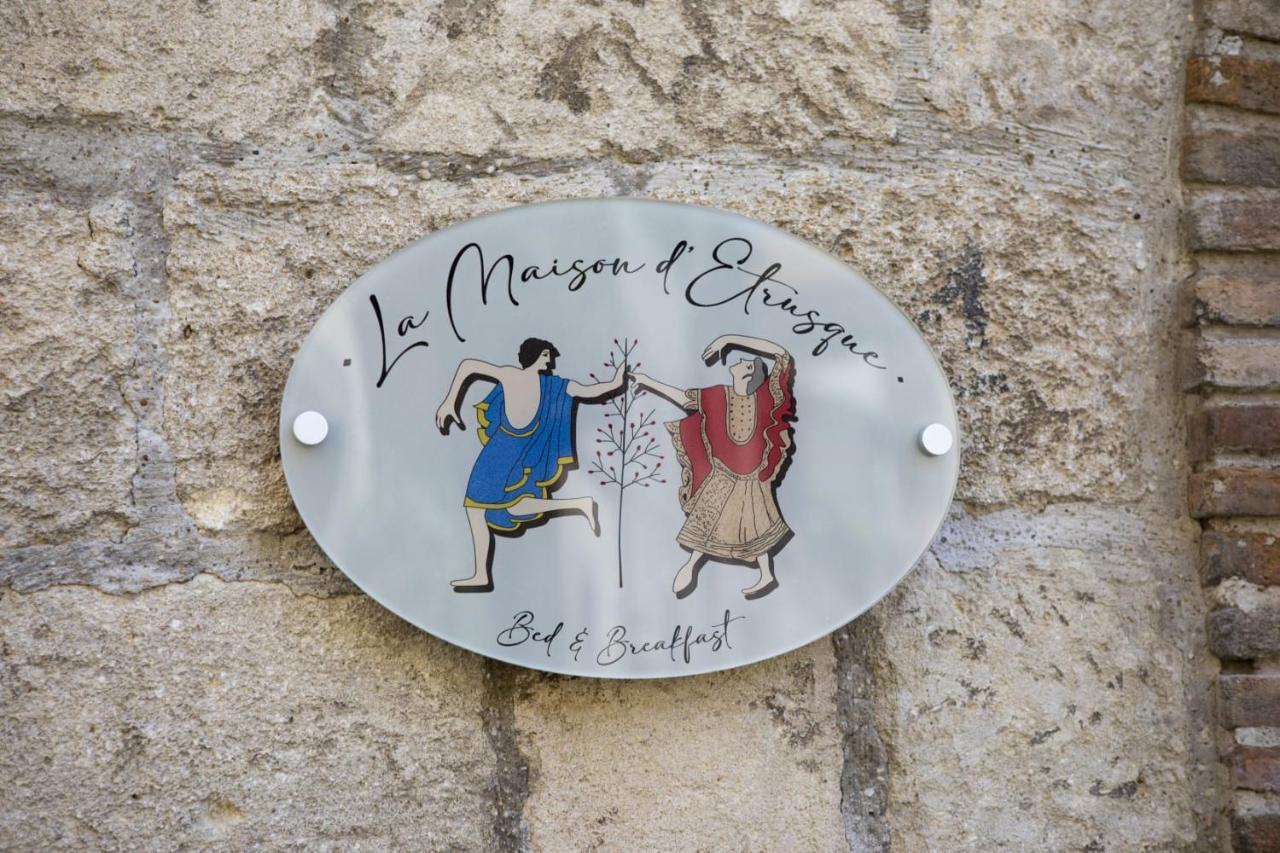 La Maison D'Etrusque Panzió Tarquinia Kültér fotó